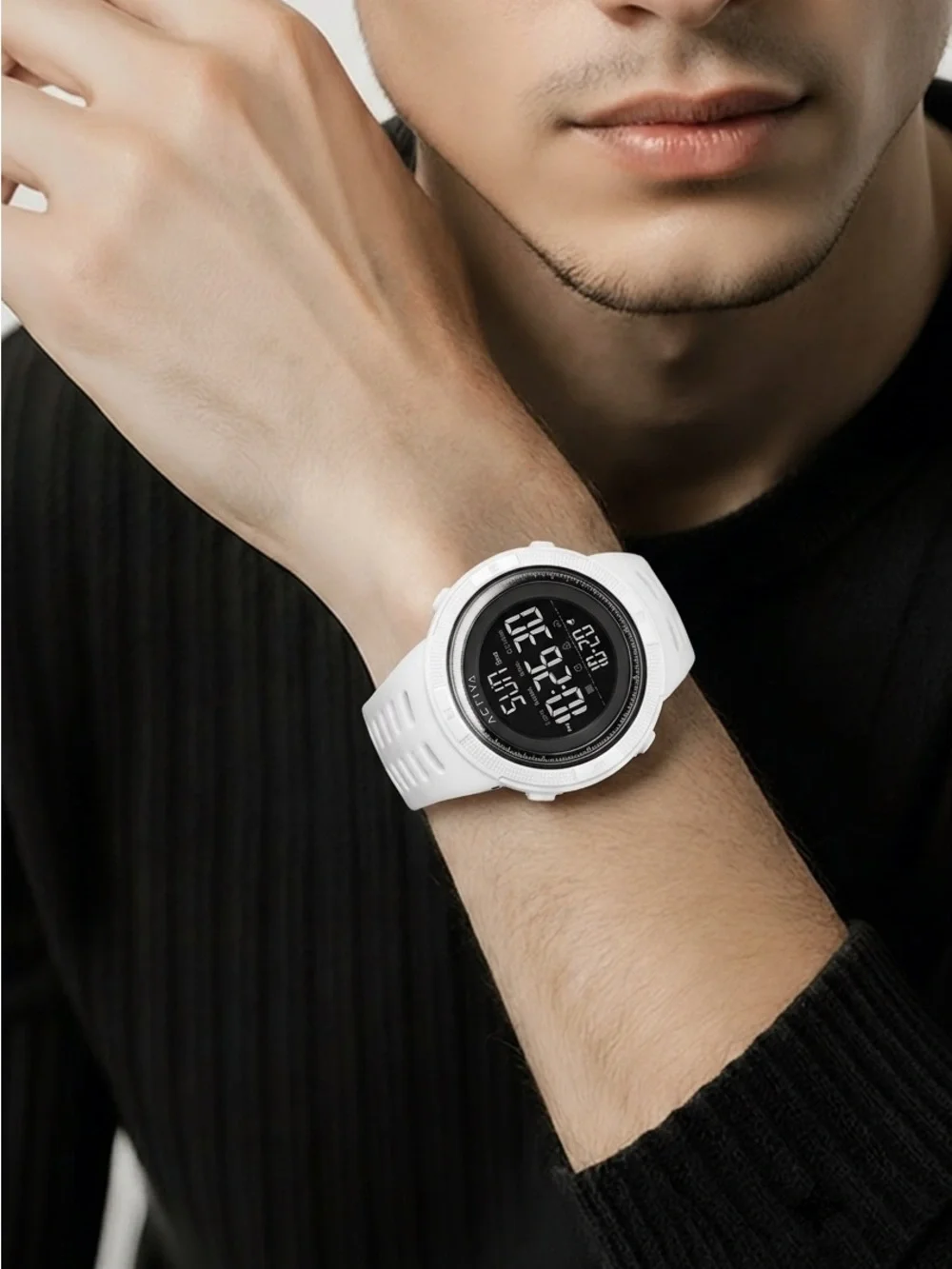 Invicta Activa Men’s White and Black Digital Sport Watch